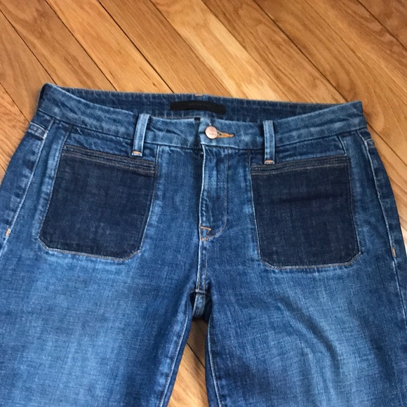 Genetic Denim Denim - Genetic Bardot Jeans with Patched Front Pockets